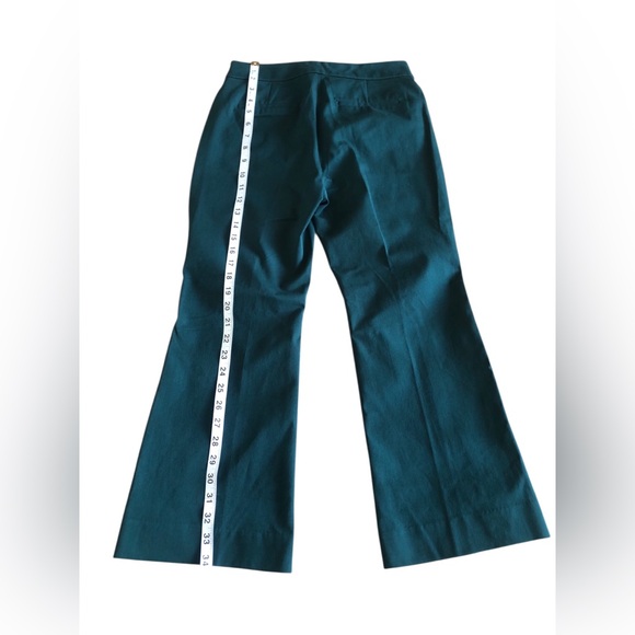 J. Crew Teal Flare Women's Pants - Picture 2 of 4